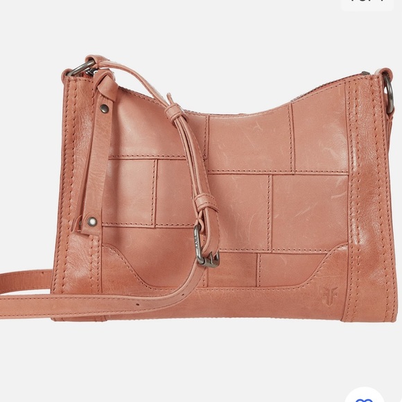FRYE APRICOT 1 MELISSA ZIP CROSSBODY CROSS BODY WOMEN HANDBAGS